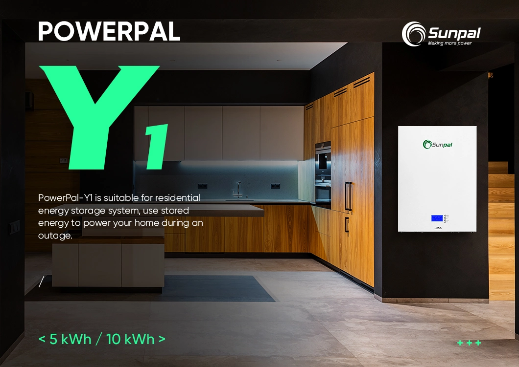 Sunpal High Voltage 48V 100ah 200ah Home Lithium Ion Battery LiFePO4 Powerwall 5 Kwh 10 Kwh 20 Kw for Solar Storage Home