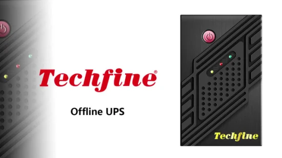 Techfine UPS 무정전 전원 공급 장치 컴퓨터용 12V 오프라인 UPS